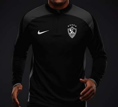 تراك الزمالك الاسود فى رمادي 2026